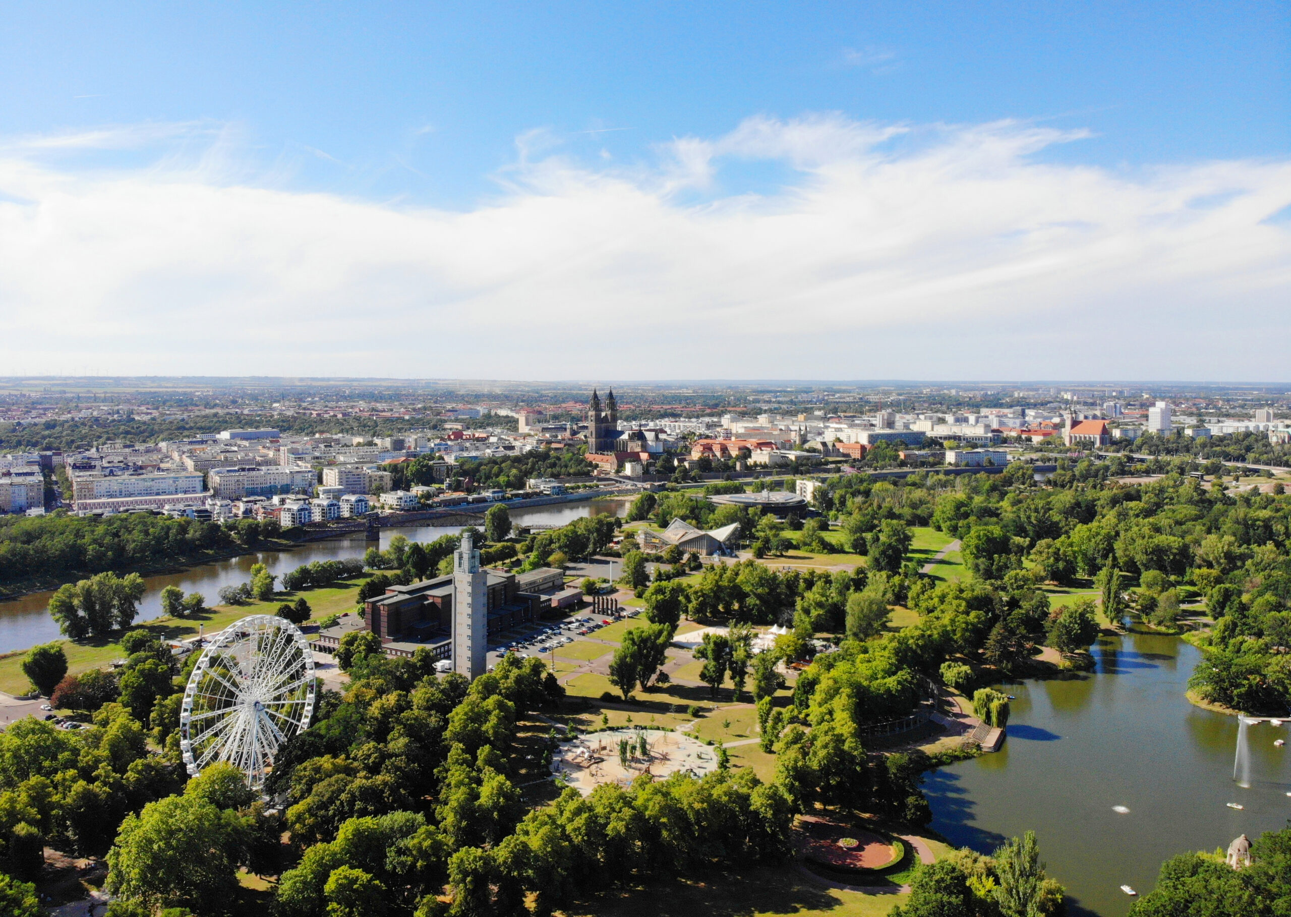 Aerial 20view 20of 20Magdeburg